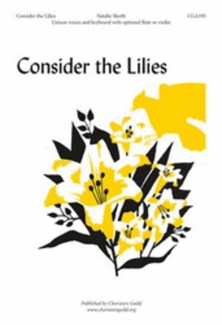 Lilies of the field sheet music